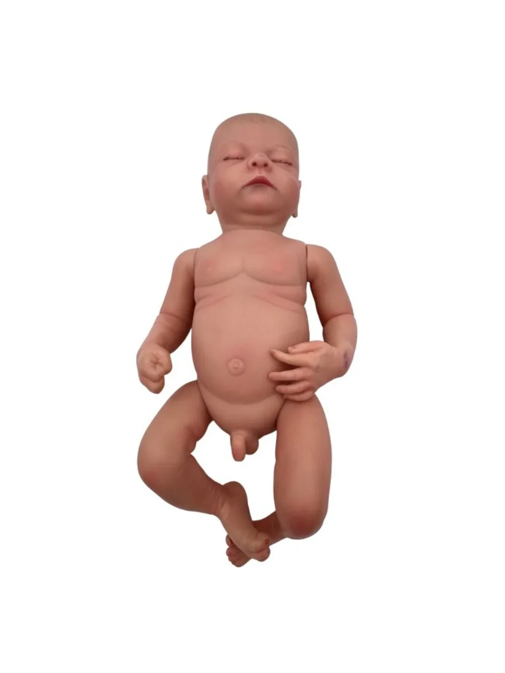Realistic Vinyl Newborn Baby Doll Anatomical Male Full Body Silicone-Like Skin - Picture 12 of 13